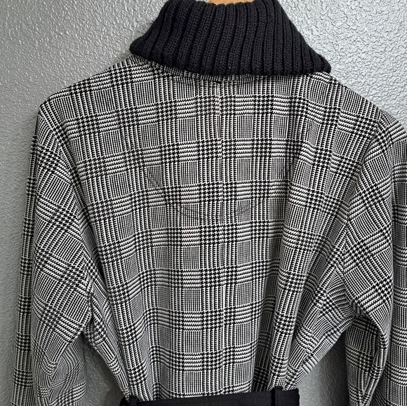 Self Esteem Black & White Plaid  Coat   Size 1X - Picture 9 of 12